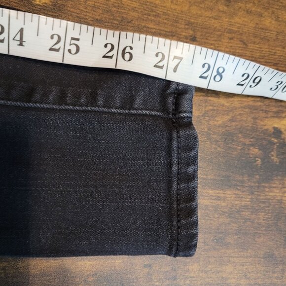 American Eagle Jeans 6 R 360 Next Level Stretch Super Hi Rise Jegging Black - Picture 9 of 11